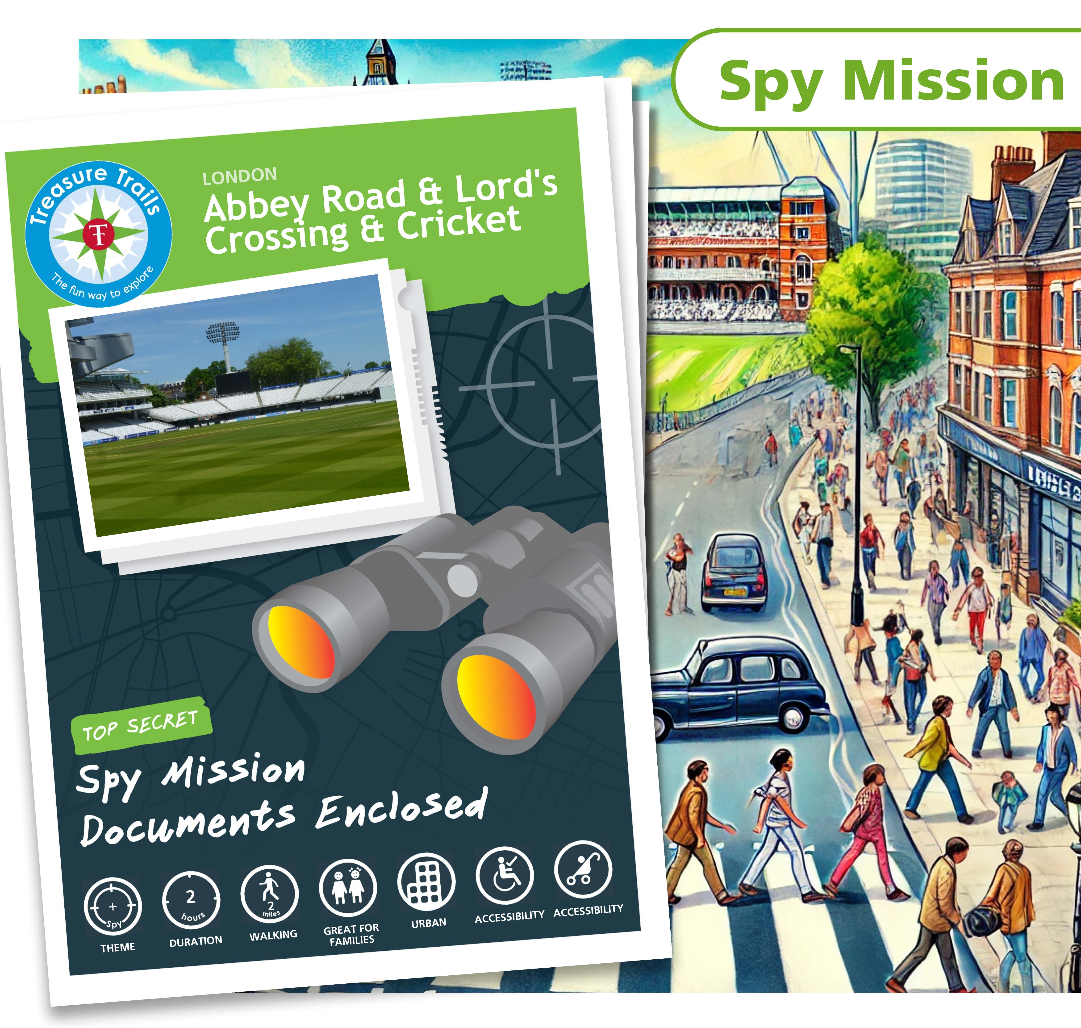 Treasure Hunt in Abbey Road - Solve Clues & Explore