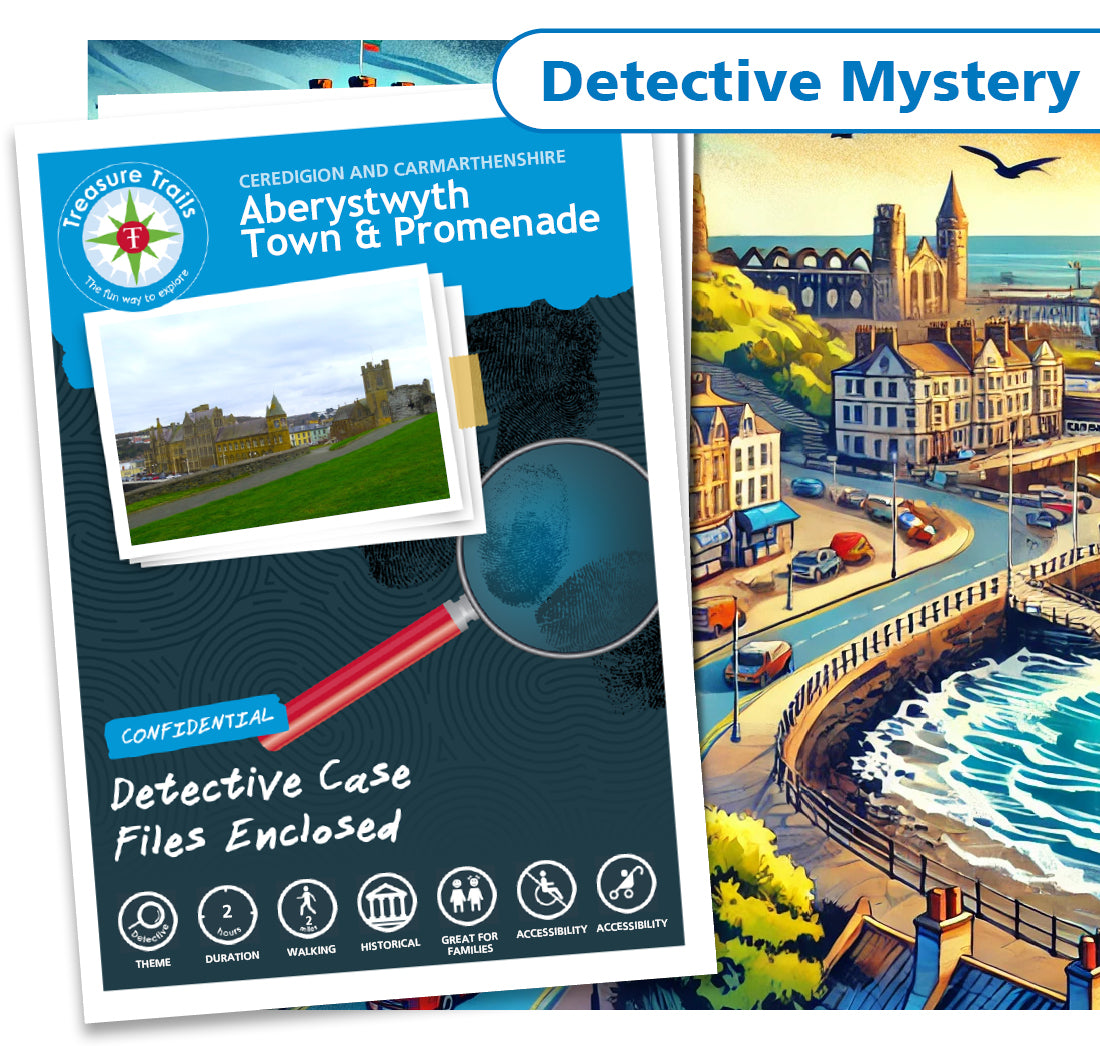 Treasure Hunt in Aberystwyth - Solve Clues & Explore