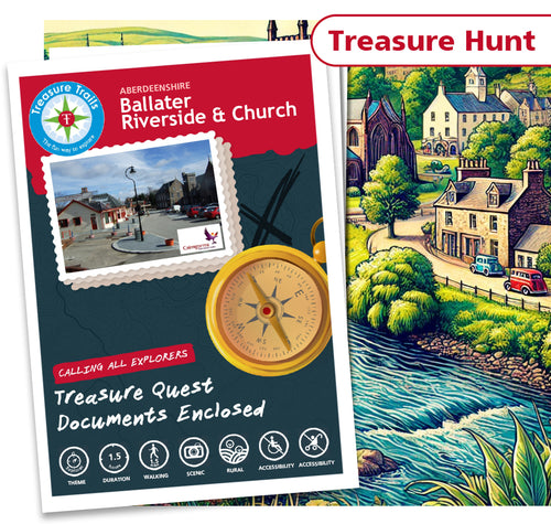 Treasure Hunt in Ballater - Solve Clues & Explore