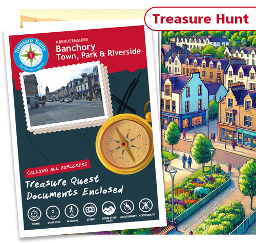 Treasure Hunt in Banchory - Solve Clues & Explore