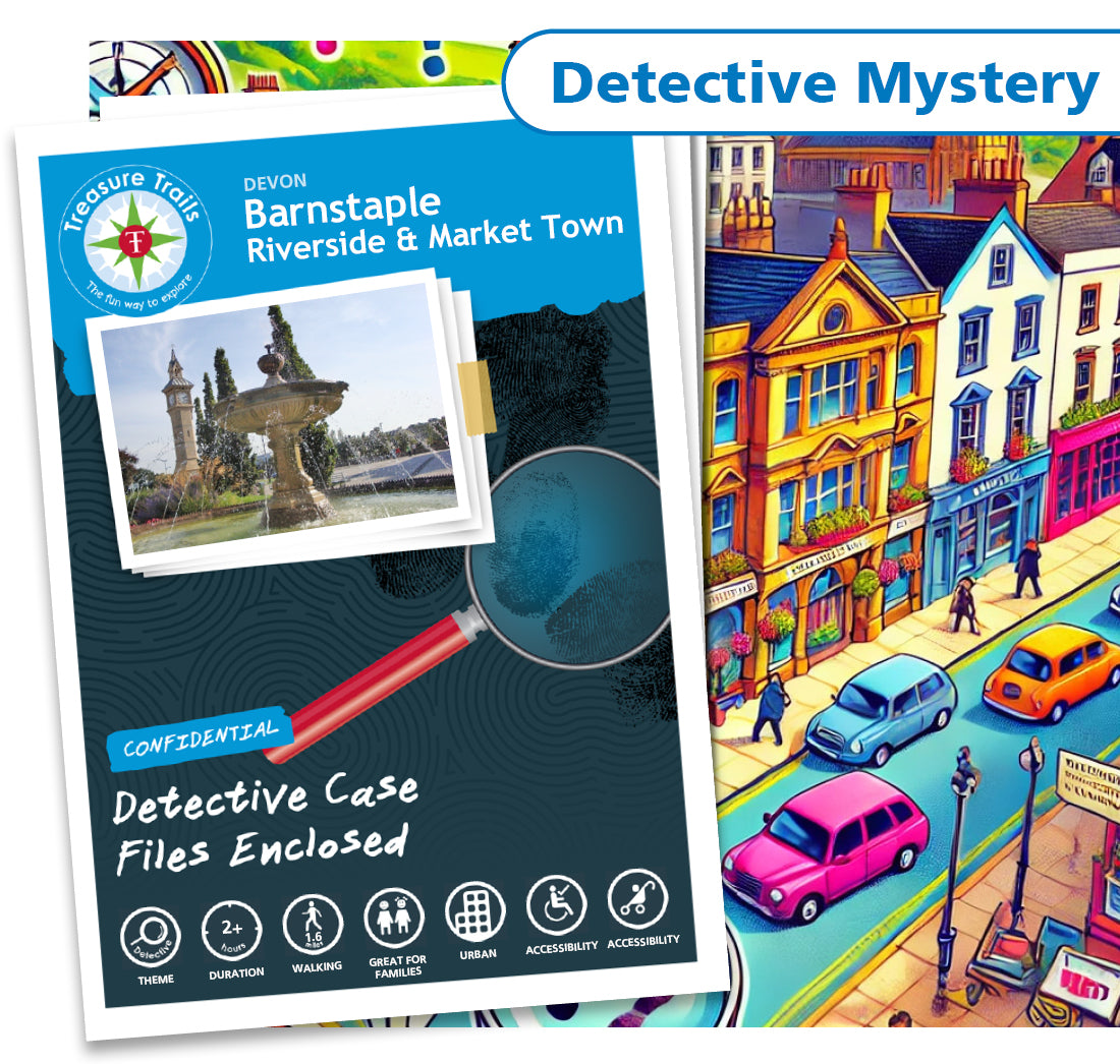 Treasure Hunt in Barnstaple - Solve Clues & Explore