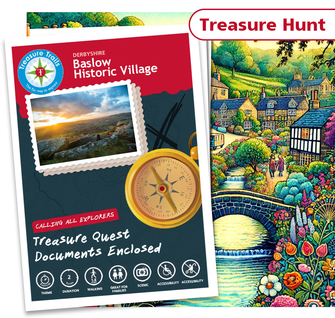 Treasure Hunt in Baslow - Solve Clues & Explore