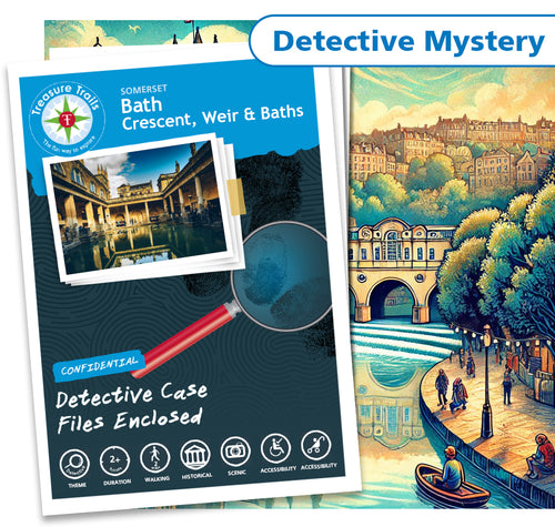 Bath - Crescent, Weir & Baths - Treasure Hunt