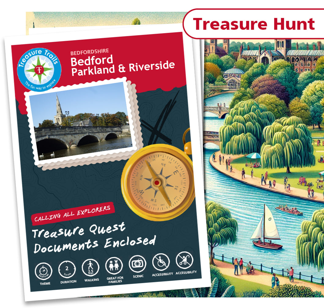 Treasure Hunt in Bedford - Solve Clues & Explore