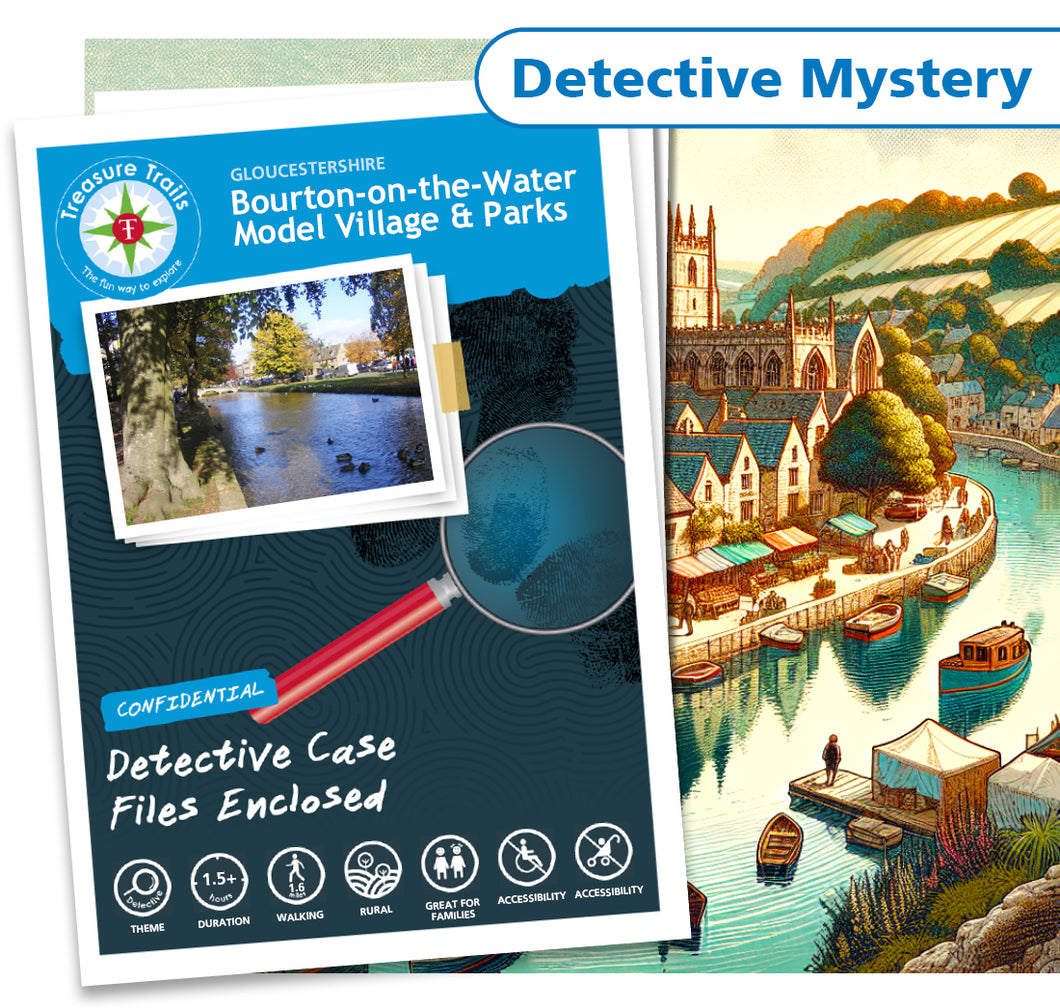 Treasure Hunt in Bourton-on-the-Water - Solve Clues & Explore