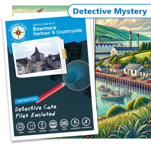 Treasure Hunt in Bowmore - Solve Clues & Explore