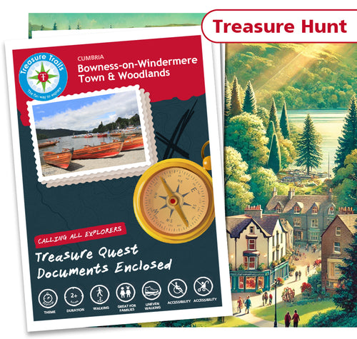 Scavenger Hunt in Bowness-on-Windermere - Track Clues & Solve Puzzles