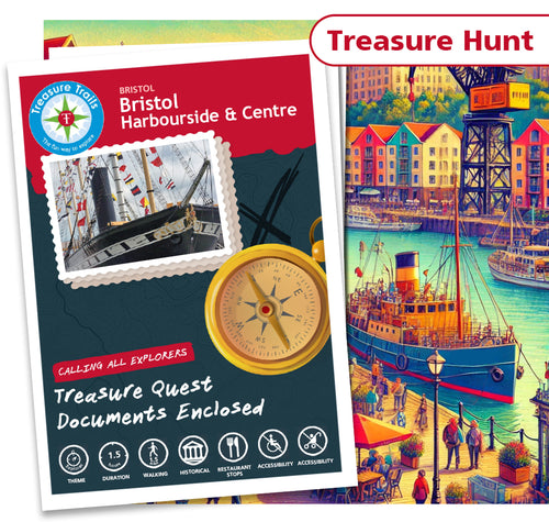 Treasure Hunt in Bristol - Solve Clues & Explore