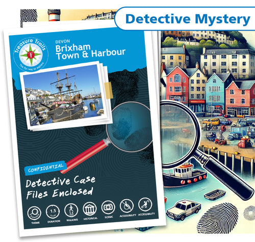 Treasure Hunt in Brixham - Solve Clues & Explore