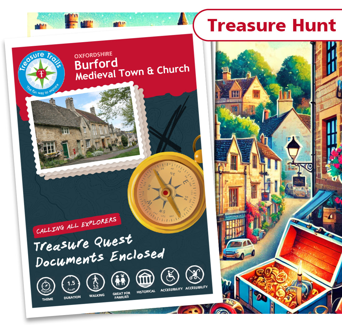 Treasure Hunt in Burford - Solve Clues & Explore