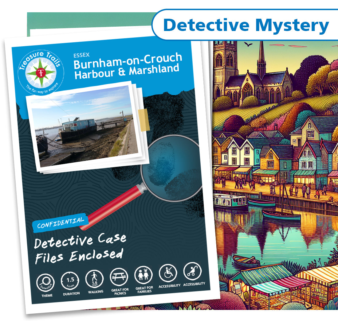 Treasure Hunt in Burnham-on-Crouch - Solve Clues & Explore