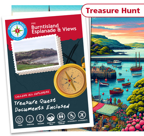 Treasure Hunt in Burntisland - Solve Clues & Explore