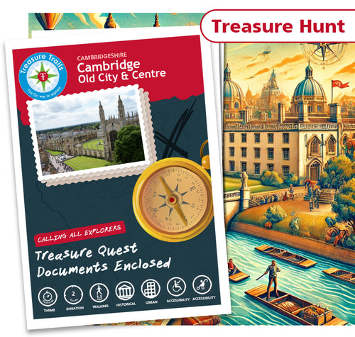 Treasure Hunt in Cambridge - Solve Clues & Explore