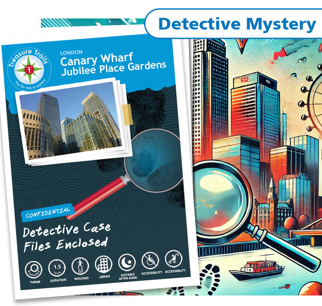 Treasure Hunt in Canary Wharf - Solve Clues & Explore