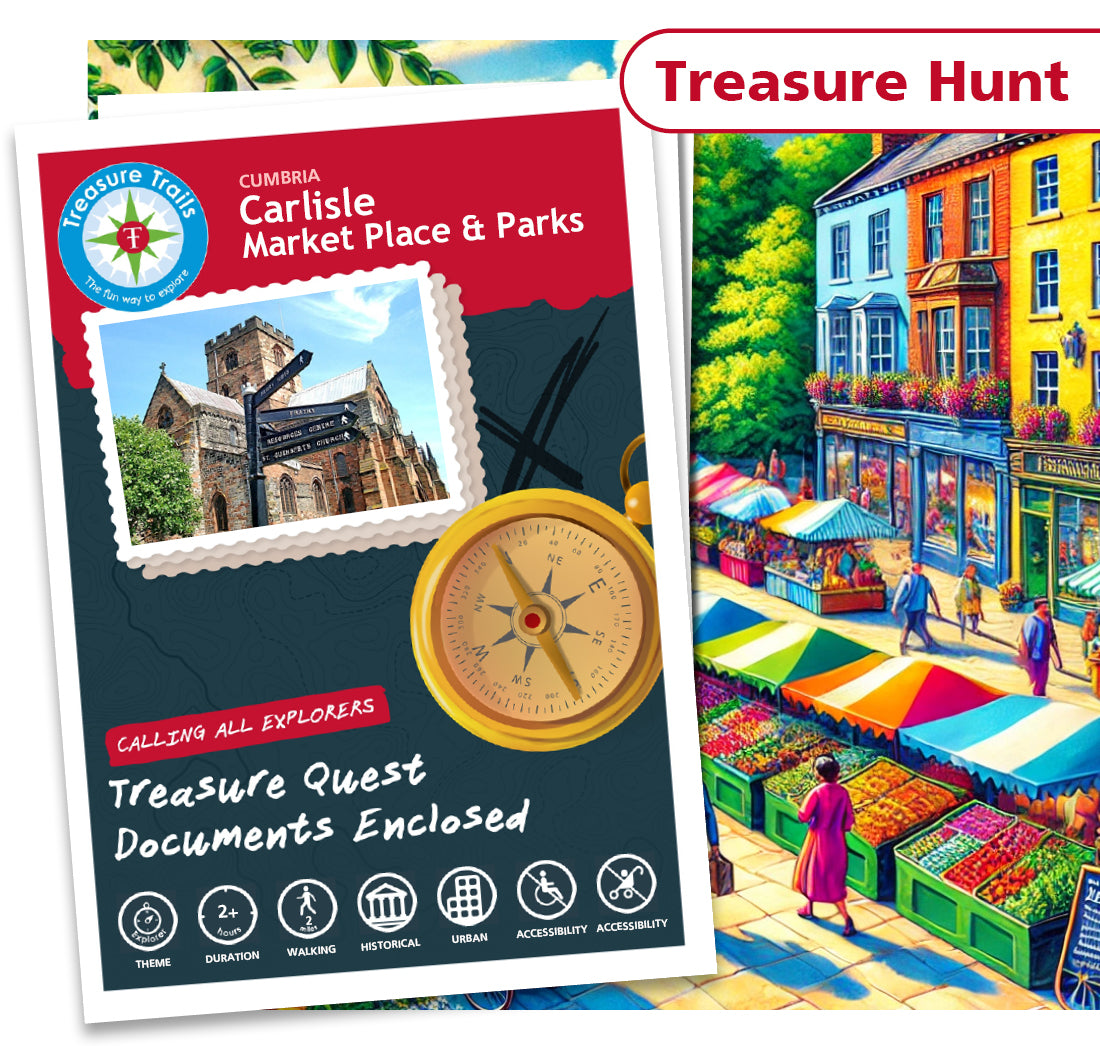 Treasure Hunt in Carlisle - Solve Clues & Explore