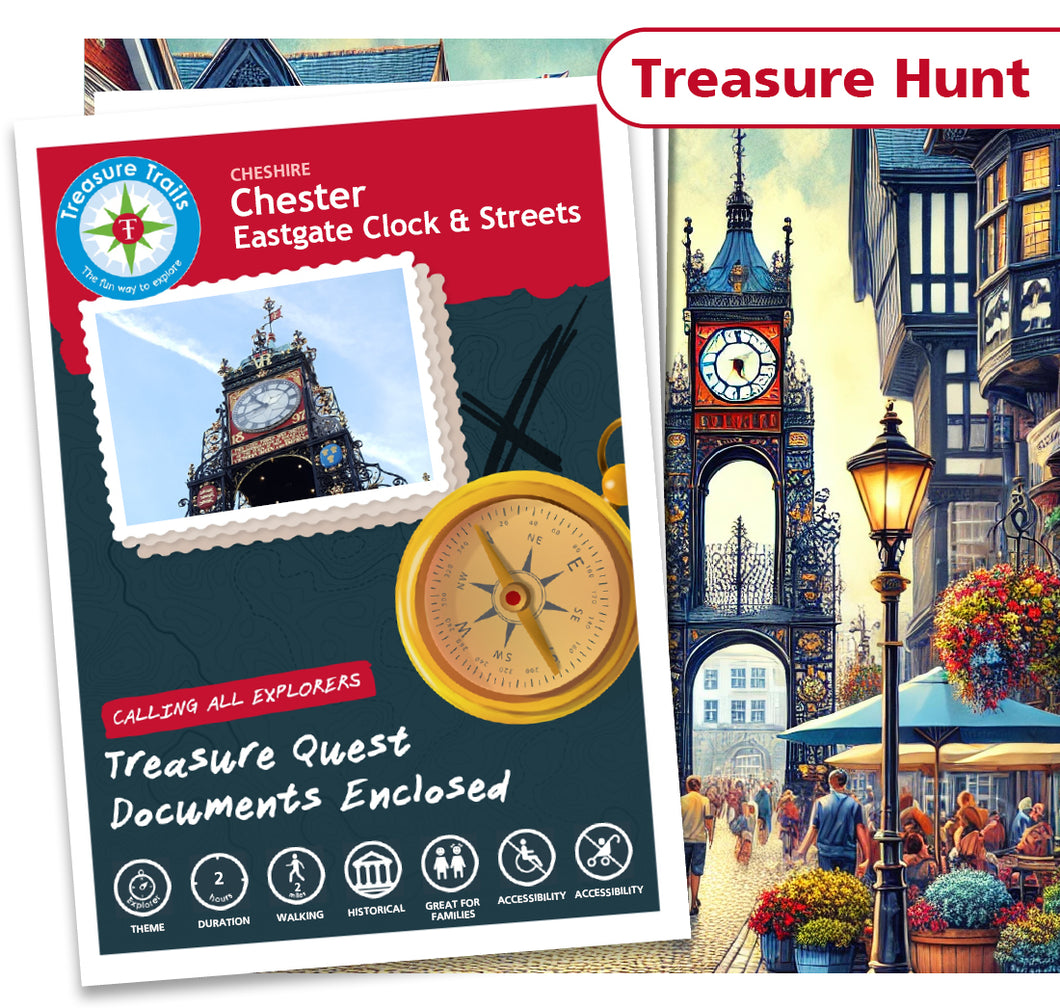 Treasure Hunt in Chester - Solve Clues & Explore