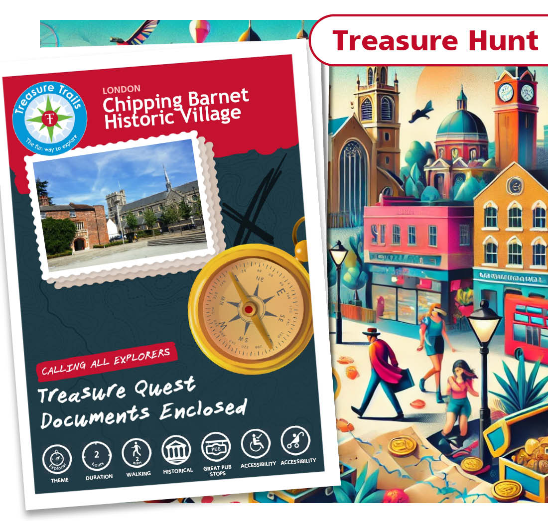 Treasure Hunt in Chipping Barnet - Solve Clues & Explore