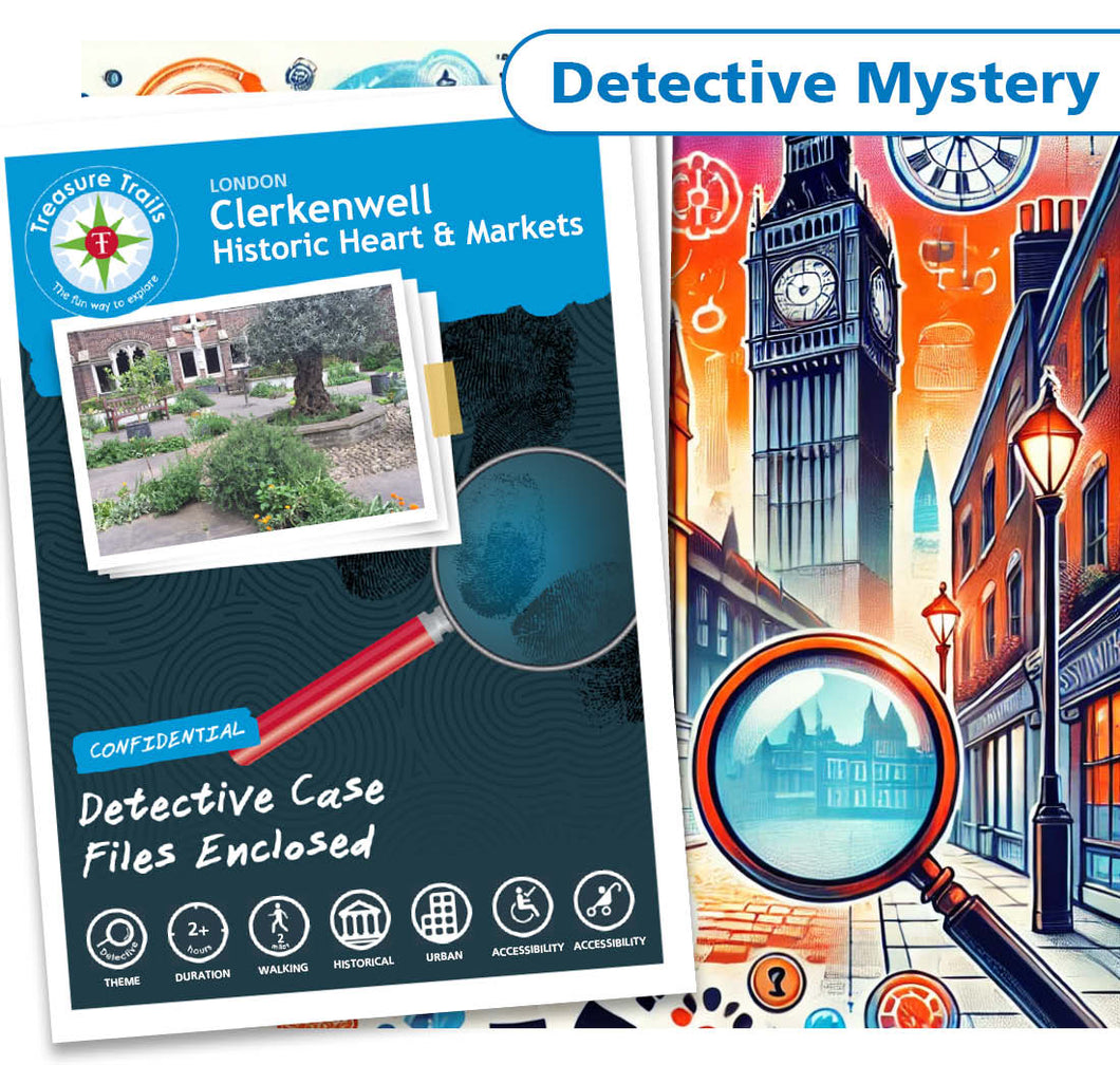 Treasure Hunt in Clerkenwell - Solve Clues & Explore