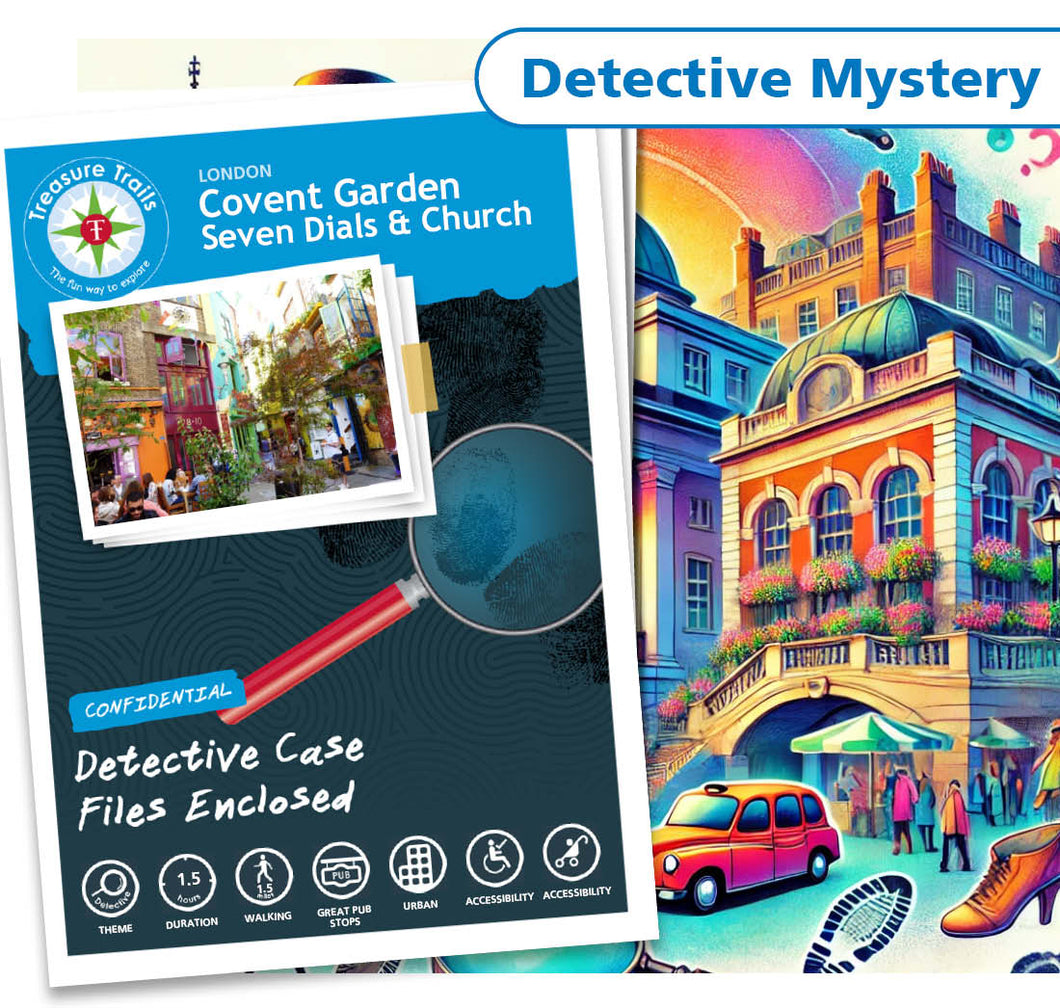 Treasure Hunt in Covent Garden - Solve Clues & Explore