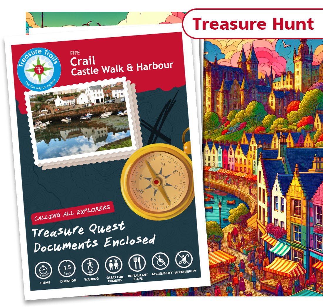 Treasure Hunt in Crail - Solve Clues & Explore