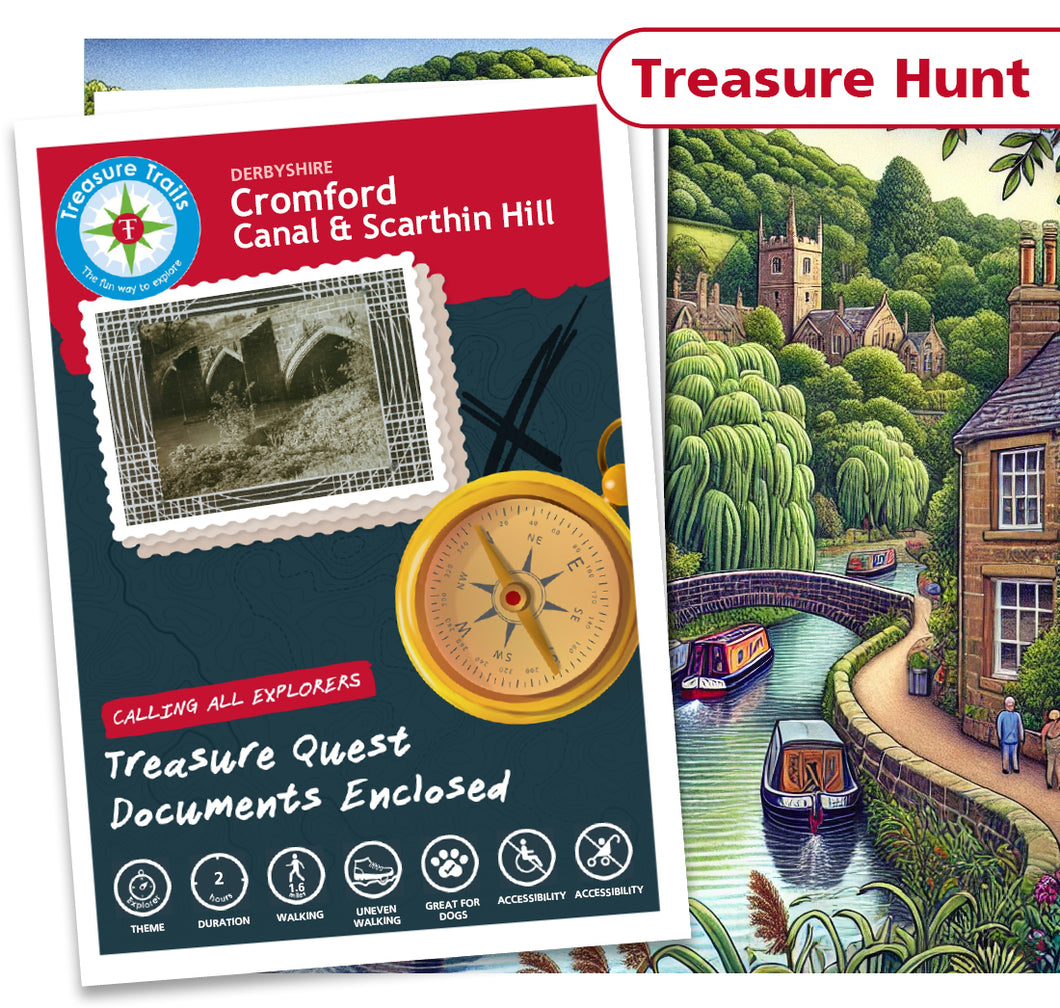 Treasure Hunt in Cromford - Solve Clues & Explore