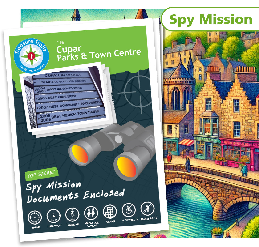 Treasure Hunt in Cupar - Solve Clues & Explore