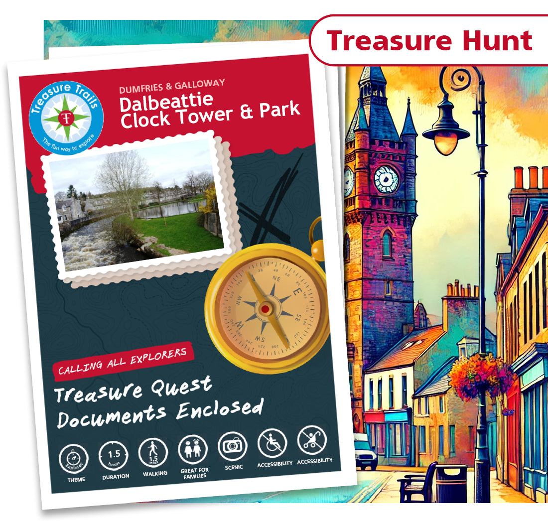 Treasure Hunt in Dalbeattie - Solve Clues & Explore