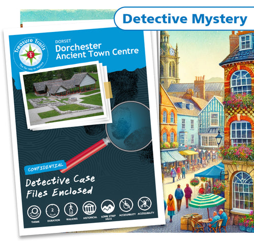 Treasure Hunt in Dorchester - Solve Clues & Explore