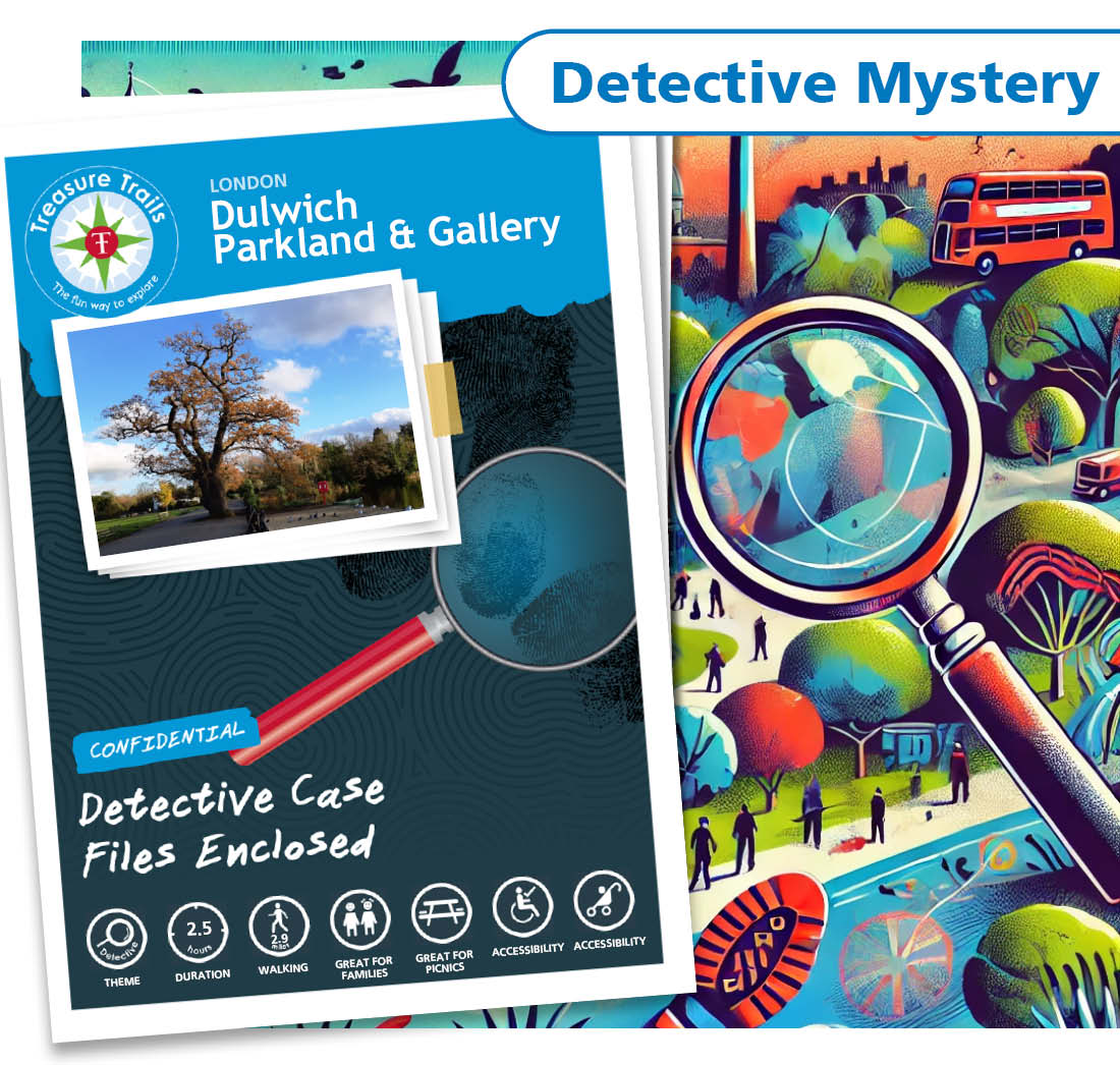 Treasure Hunt in Dulwich - Solve Clues & Explore