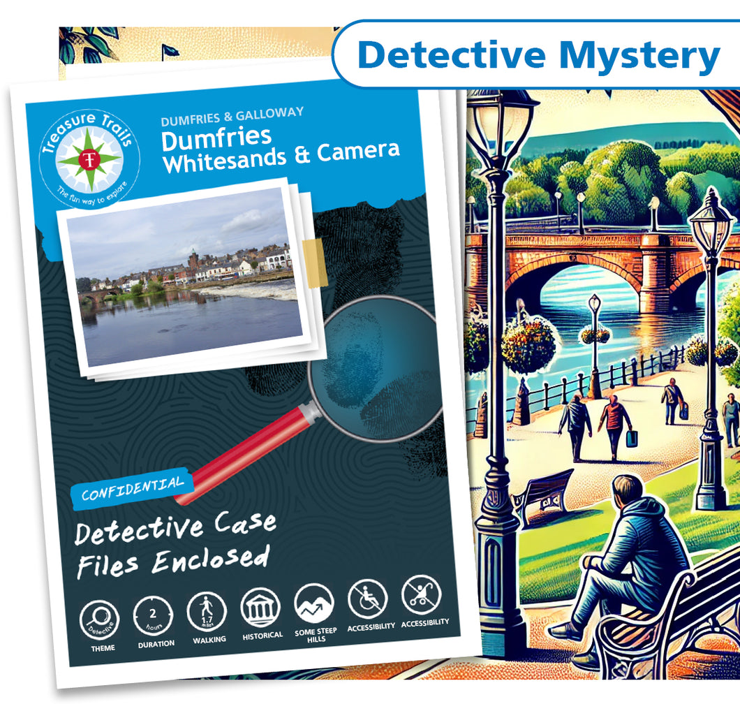 Treasure Hunt in Dumfries - Solve Clues & Explore