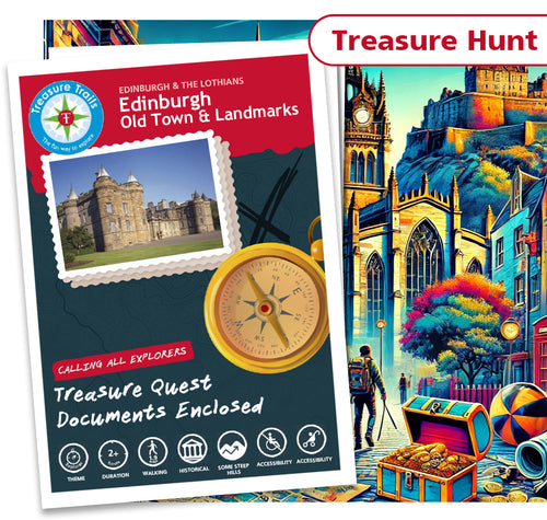 Scavenger Hunt in Edinburgh - Track Clues & Solve Puzzles