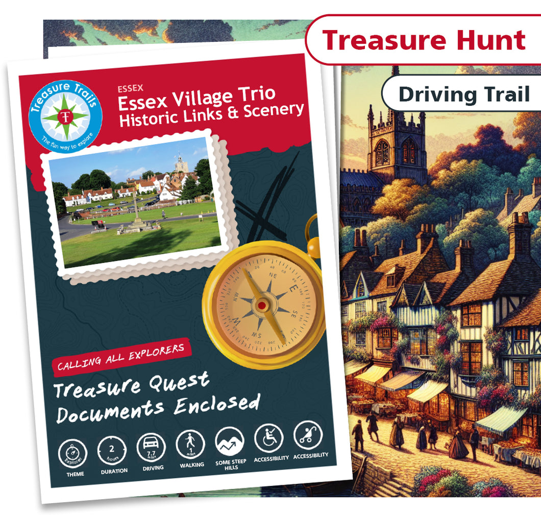 Treasure Hunt in Sible Hedingham - Solve Clues & Explore