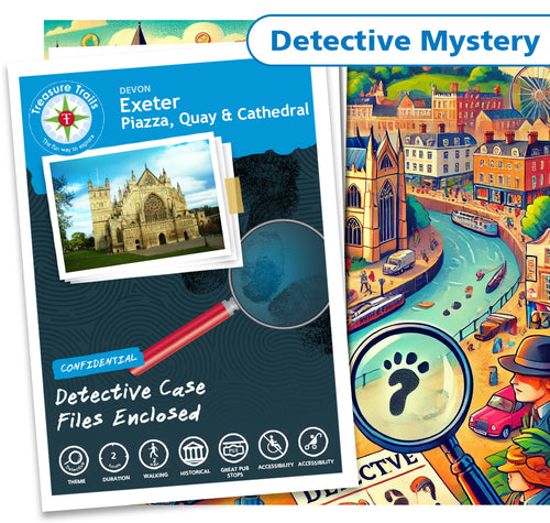 Scavenger Hunt in Exeter - Track Clues & Solve Puzzles