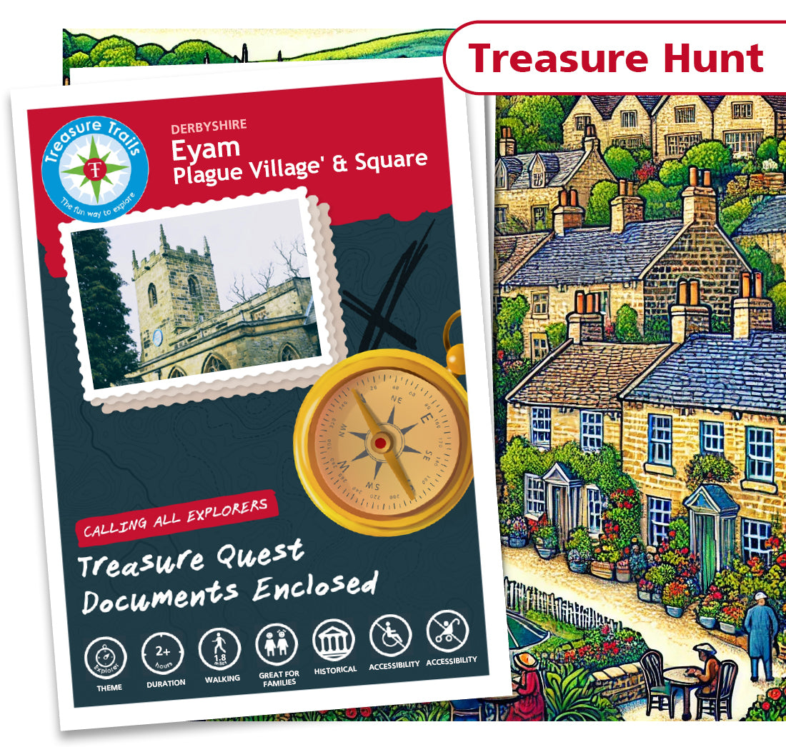 Treasure Hunt in Eyam - Solve Clues & Explore