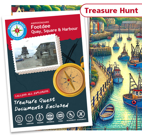 Treasure Hunt in Footdee - Solve Clues & Explore