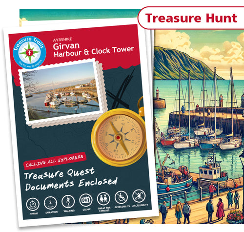 Treasure Hunt in Girvan - Solve Clues & Explore