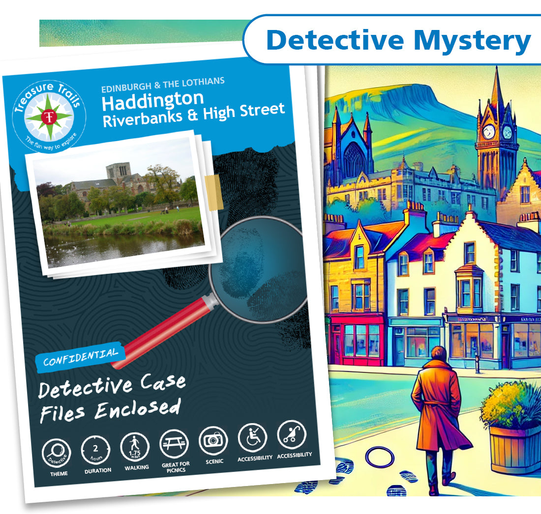 Treasure Hunt in Haddington - Solve Clues & Explore