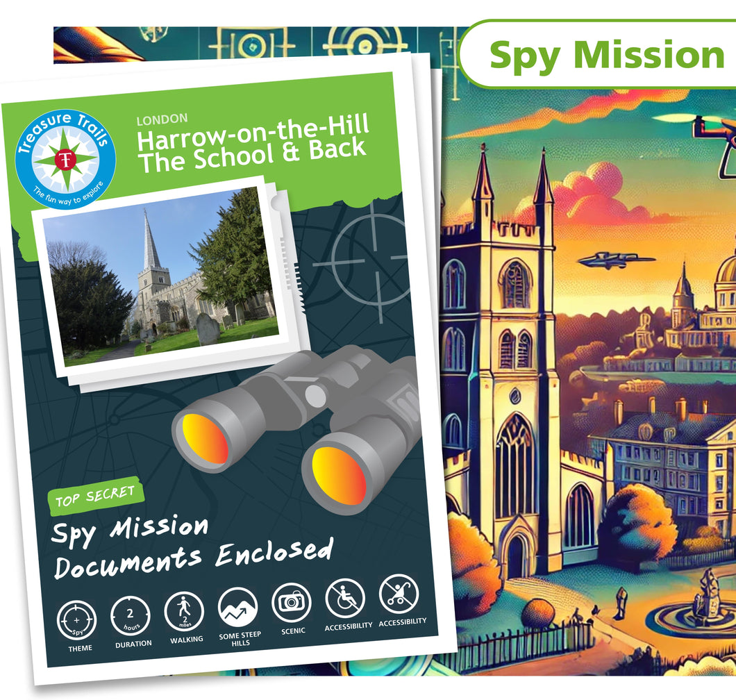 Treasure Hunt in Harrow-on-the-Hill - Solve Clues & Explore