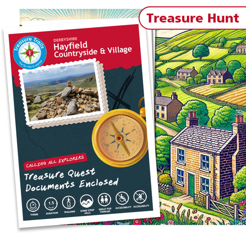 Treasure Hunt in Hayfield - Solve Clues & Explore