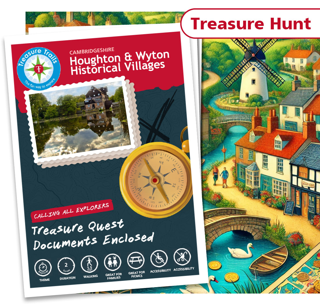 Treasure Hunt in Houghton & Wyton - Solve Clues & Explore