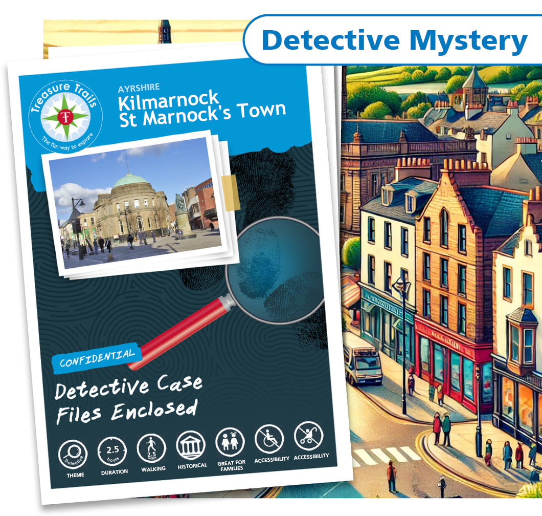 Treasure Hunt in Kilmarnock - Solve Clues & Explore