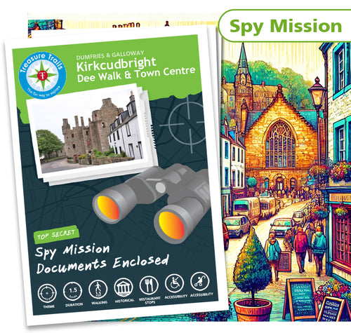 Treasure Hunt in Kirkcudbright - Solve Clues & Explore