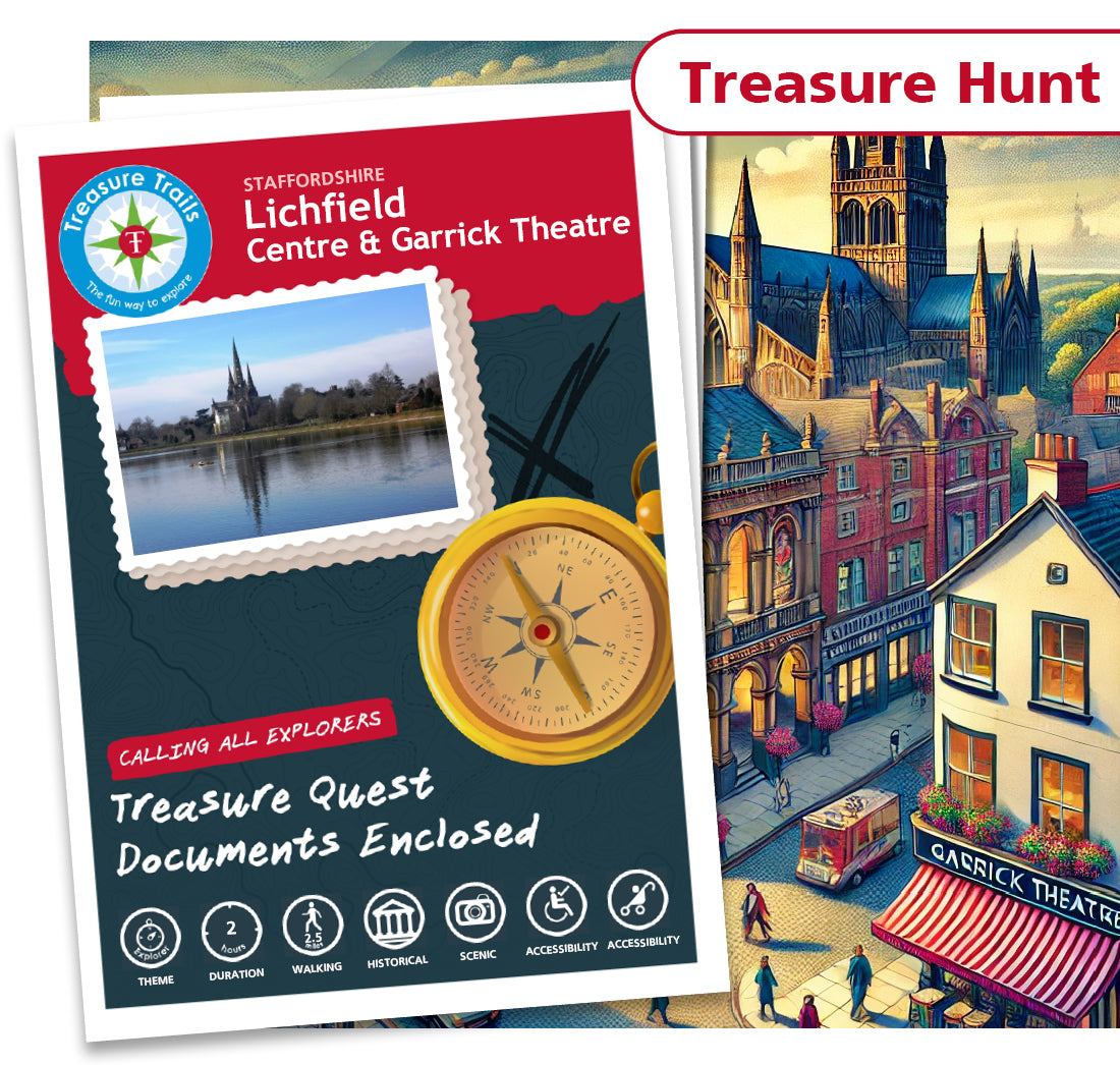 Lichfield - Centre & Garrick Theatre - Treasure Hunt