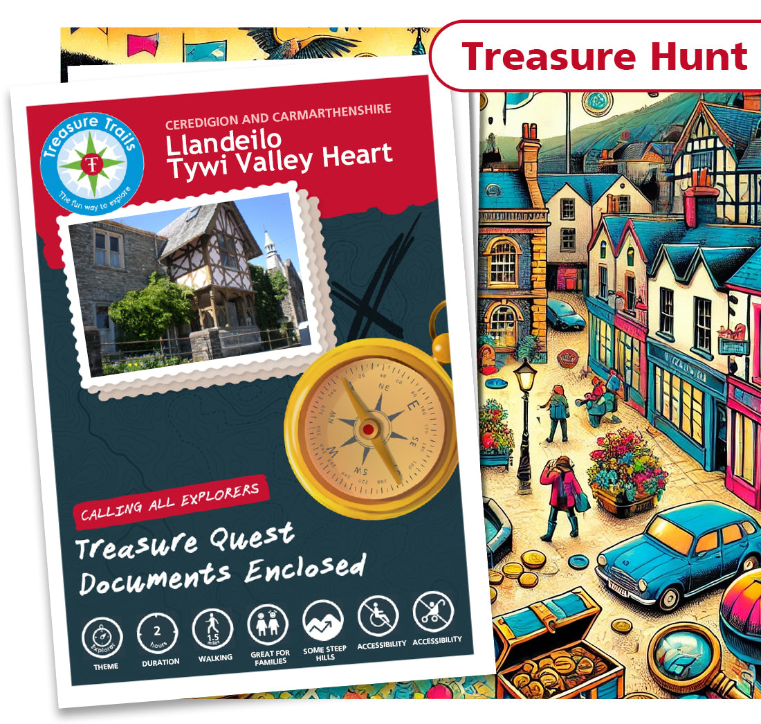 Treasure Hunt in Llandeilo - Solve Clues & Explore