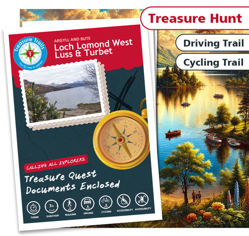 Treasure Hunt in Loch Lomond - Solve Clues & Explore