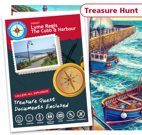 Treasure Hunt in Lyme Regis - Solve Clues & Explore