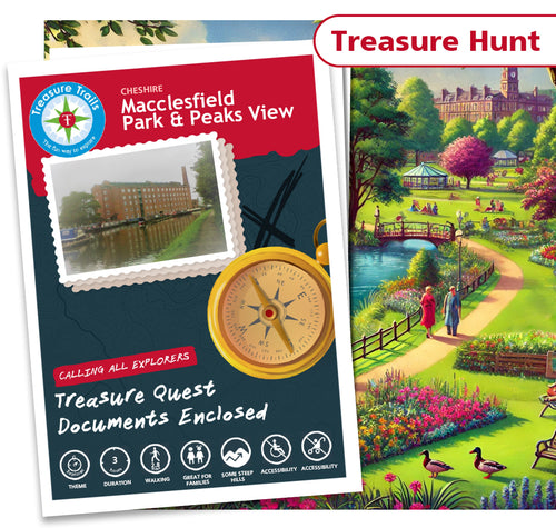 Treasure Hunt in Macclesfield - Solve Clues & Explore