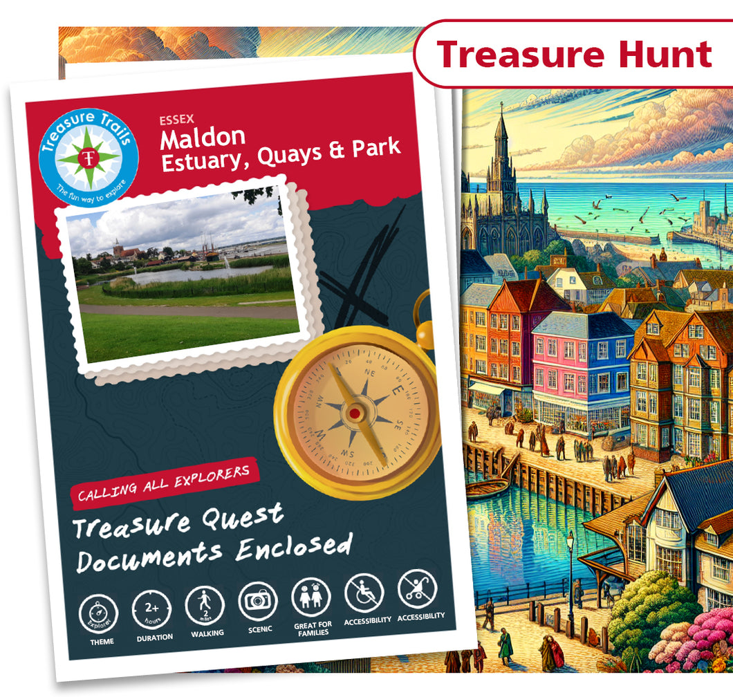 Treasure Hunt in Maldon - Solve Clues & Explore