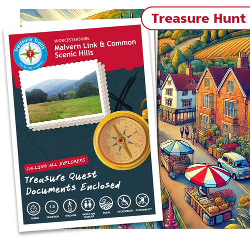 Malvern Link & Common - Scenic Hills - Treasure Hunt