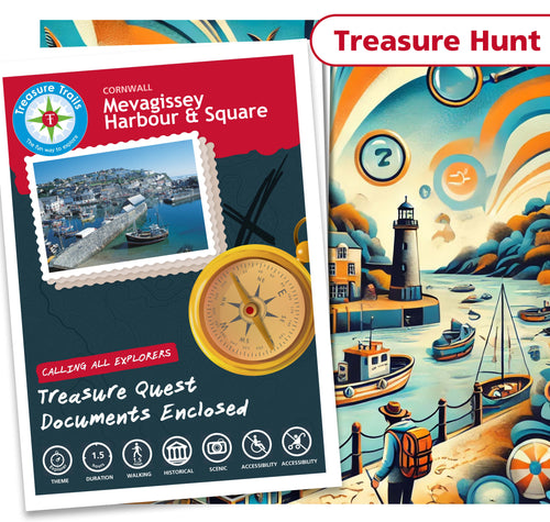 Treasure Hunt in Mevagissey - Solve Clues & Explore